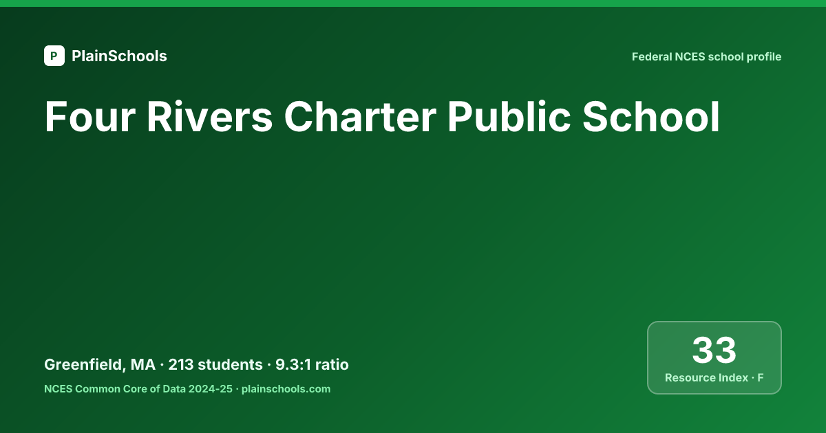 Four Rivers Charter Public School — Greenfield, MA | 11:1 Student ...